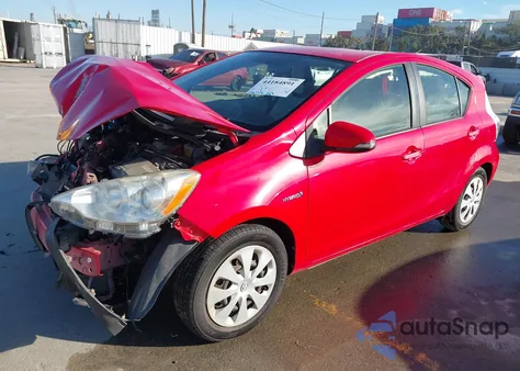2012 Toyota Prius C One from USA, damaged, VIN JTDKDTB3XC1509226